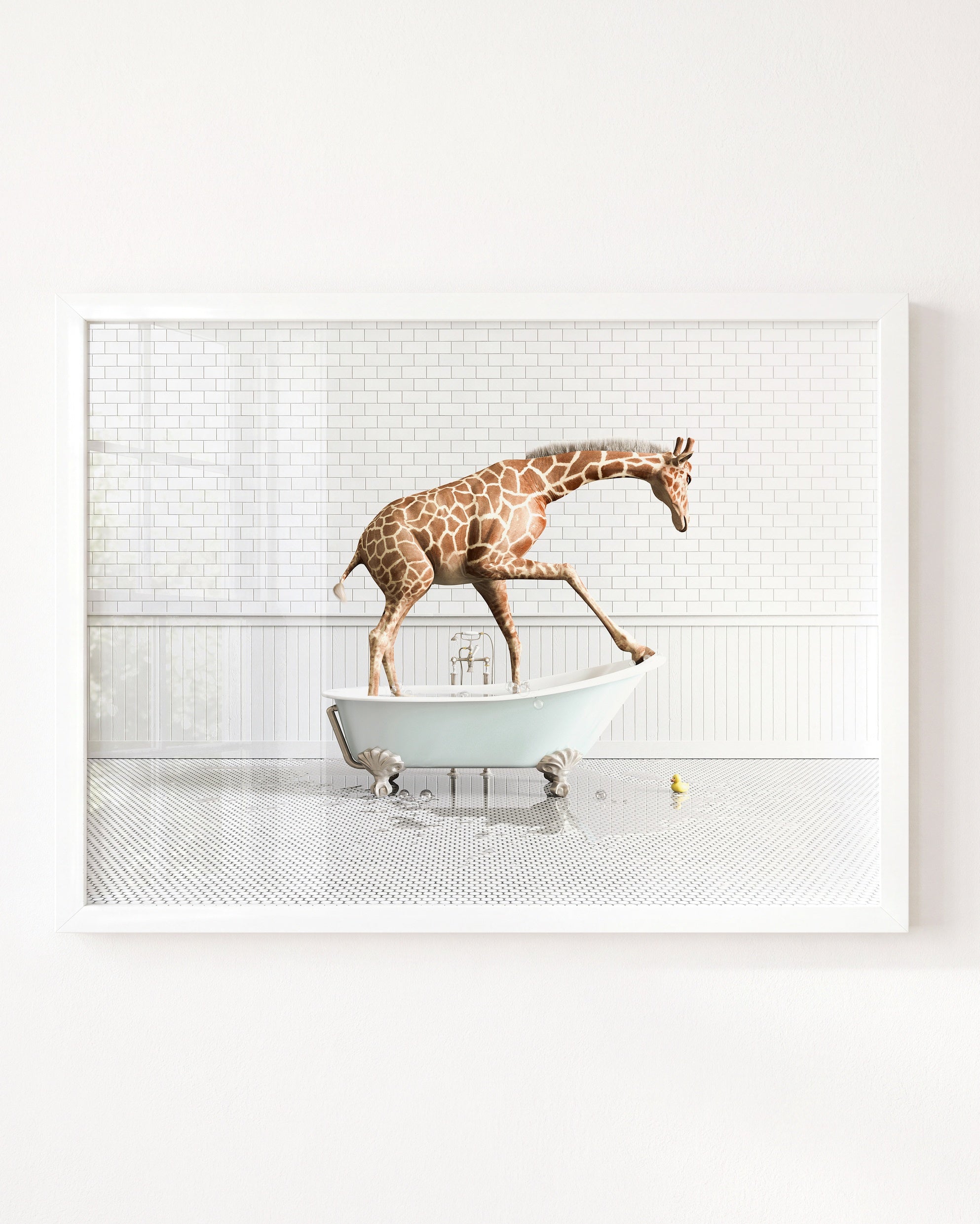 Animals in Bathtubs - Mix and Match Horizontal