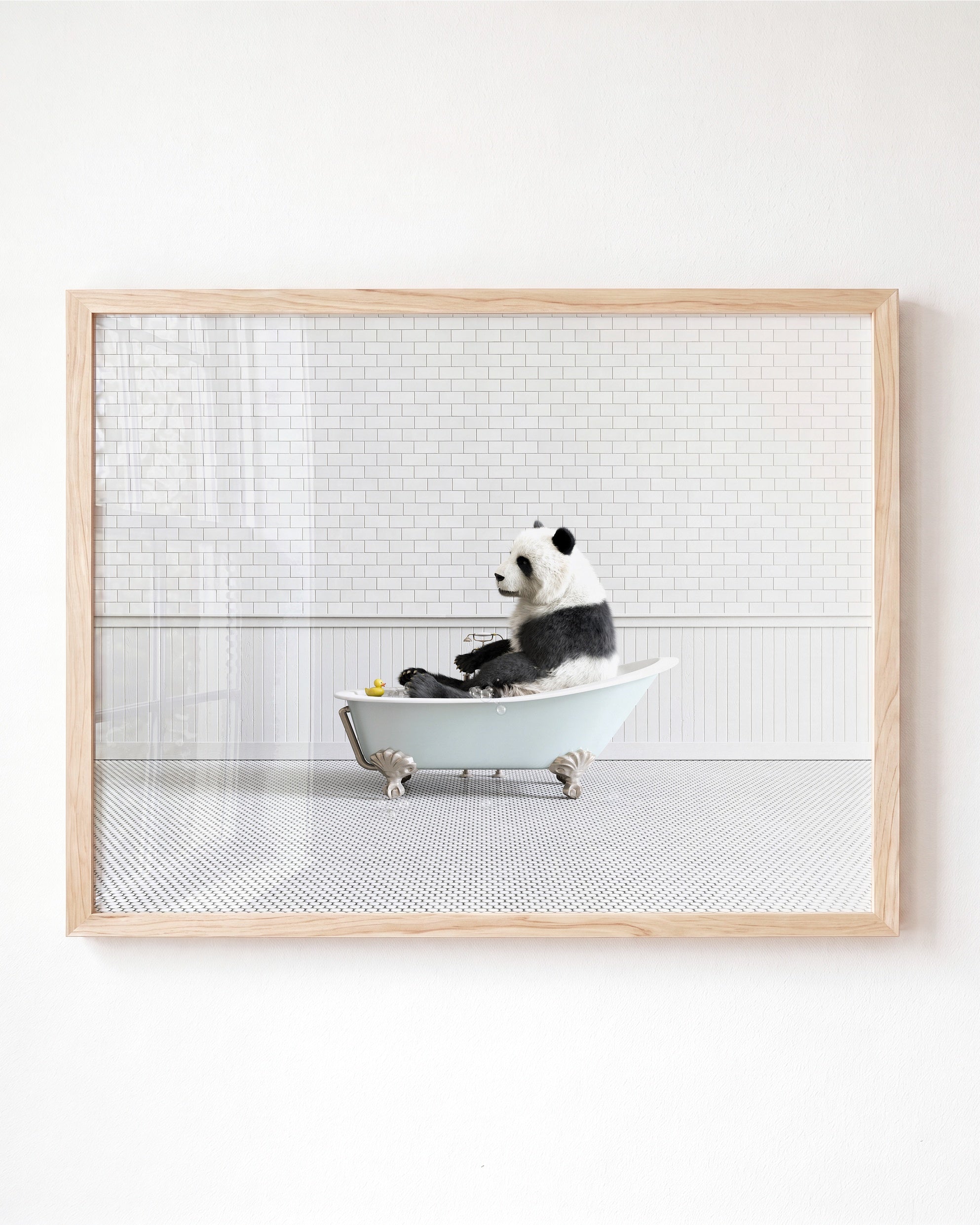 Animals in Bathtubs - Mix and Match Horizontal