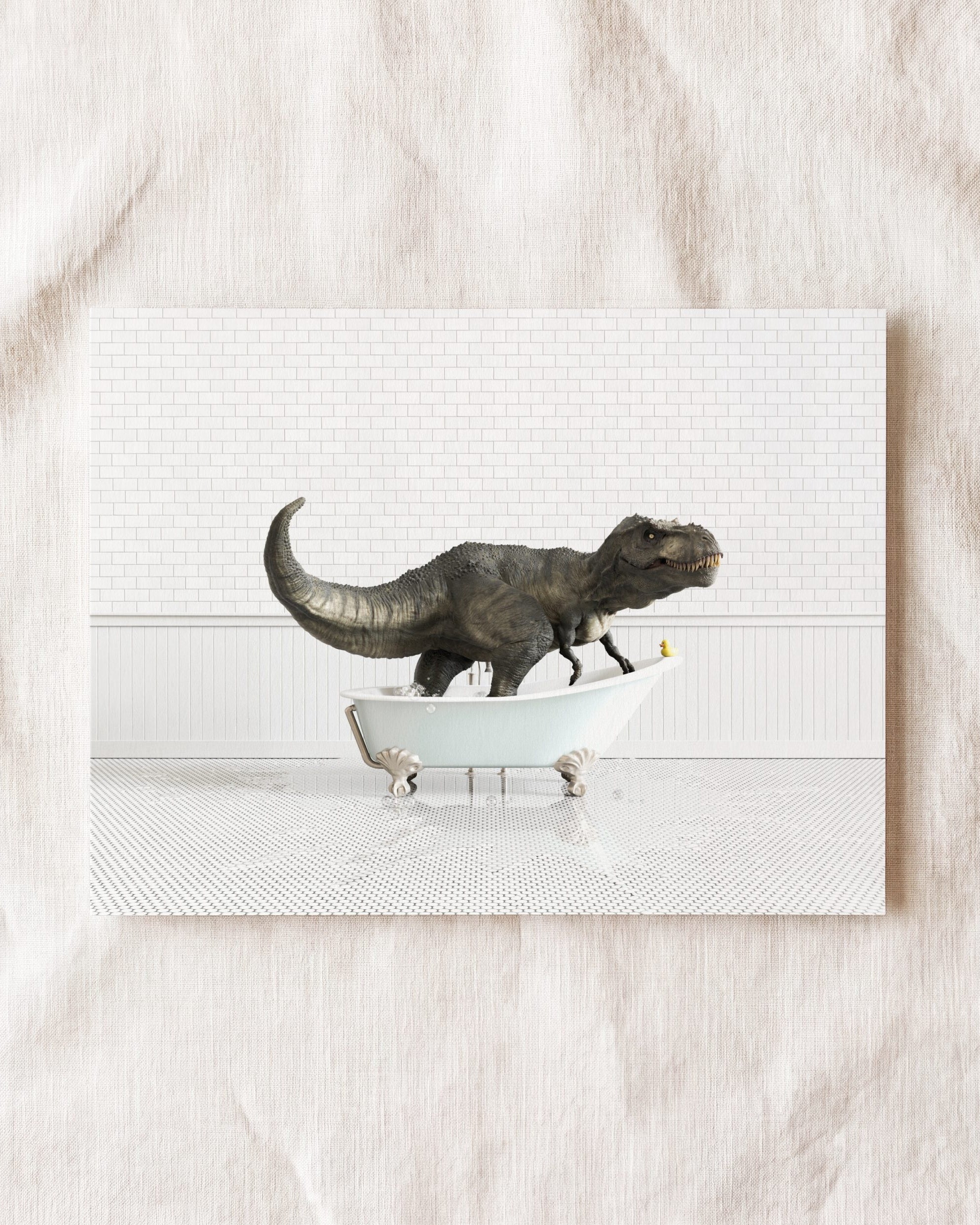 Animals in Bathtubs - Mix and Match Horizontal