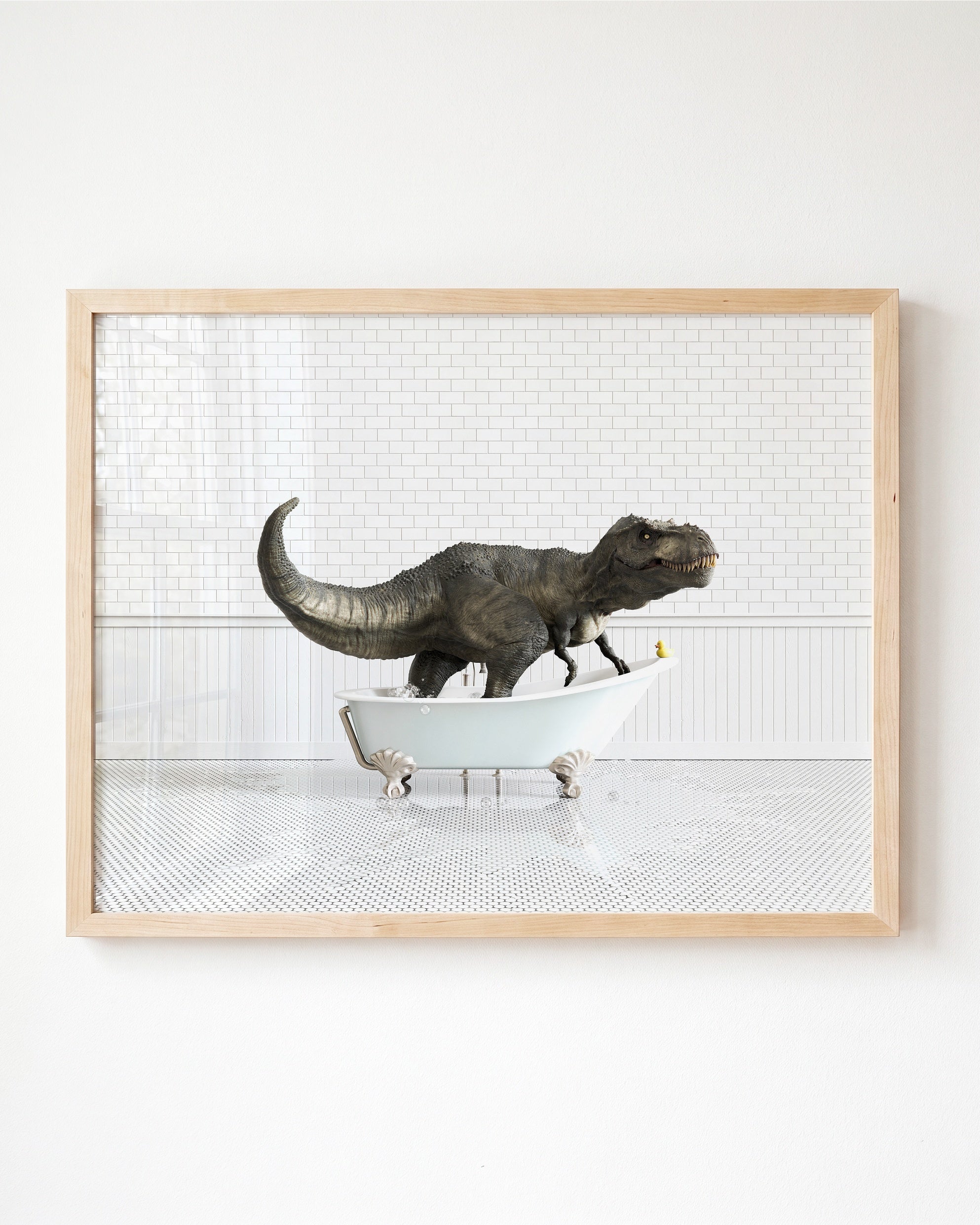 Animals in Bathtubs - Mix and Match Horizontal