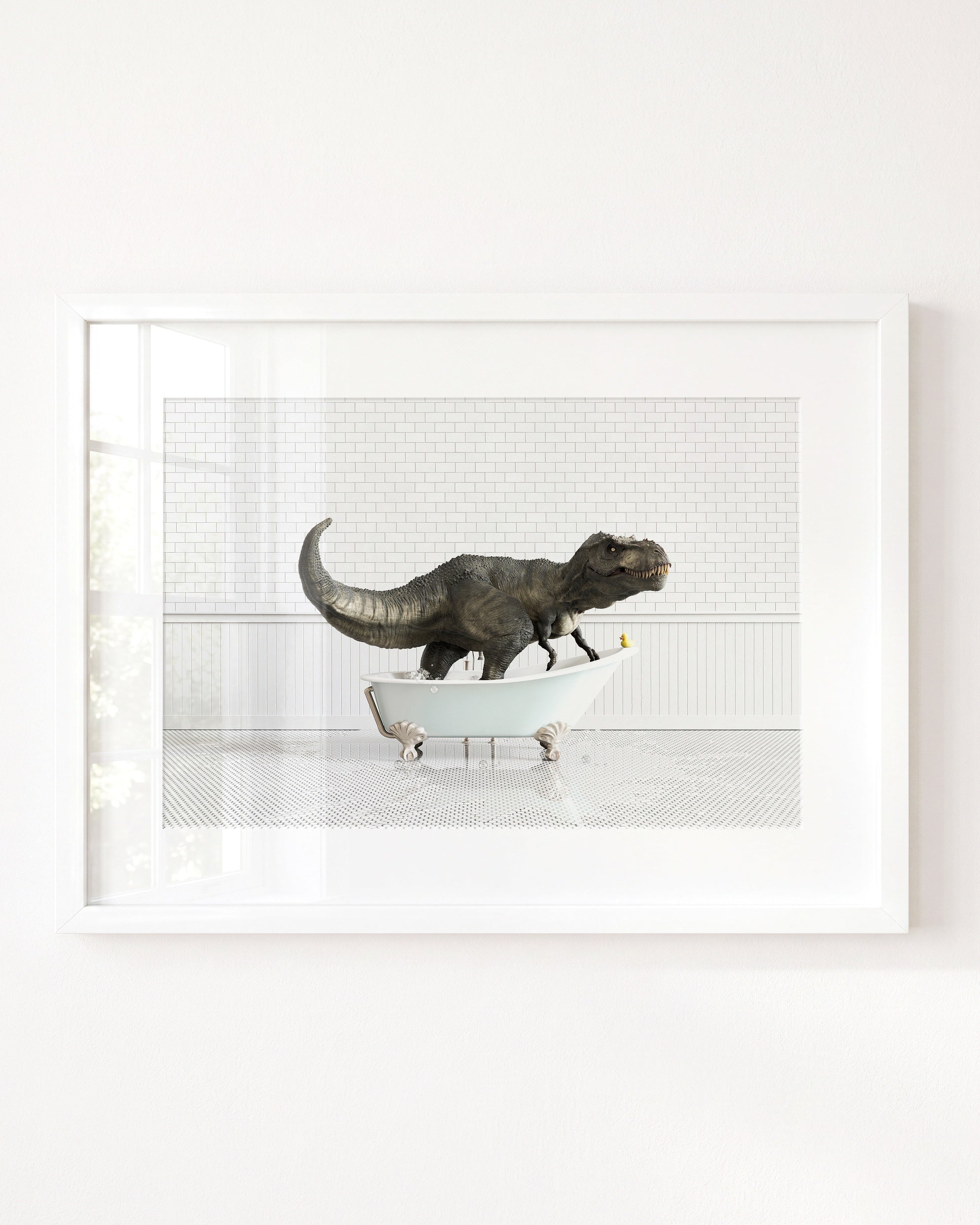 Animals in Bathtubs - Mix and Match Horizontal