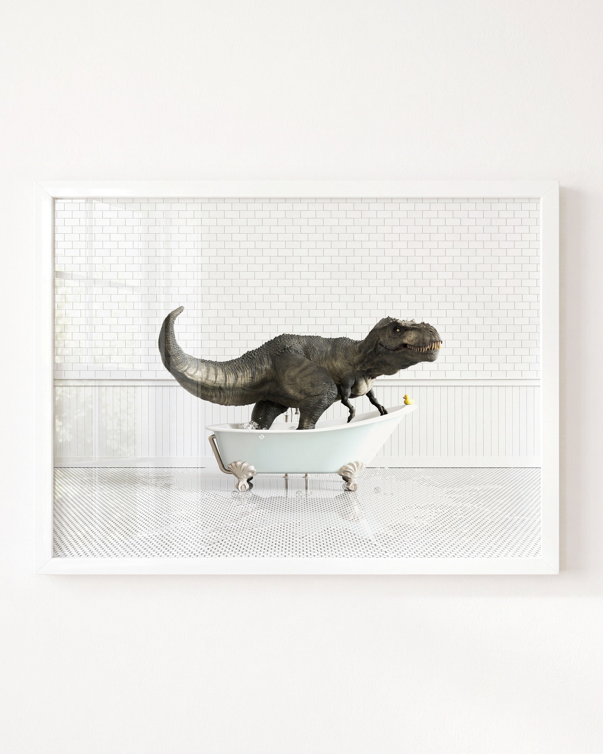 Animals in Bathtubs - Mix and Match Horizontal