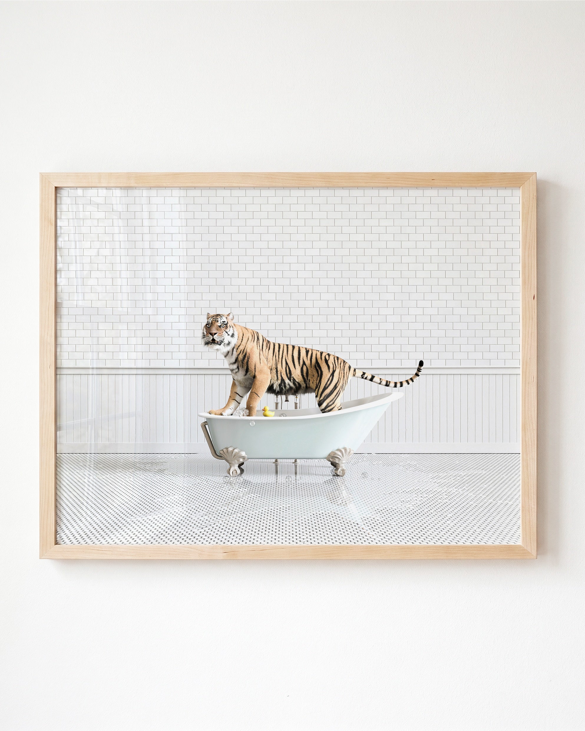 Animals in Bathtubs - Mix and Match Horizontal