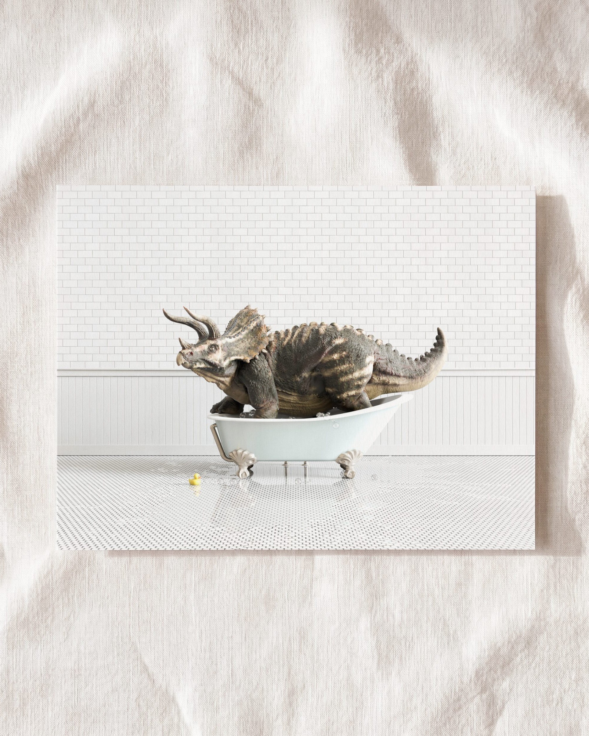 Animals in Bathtubs - Mix and Match Horizontal