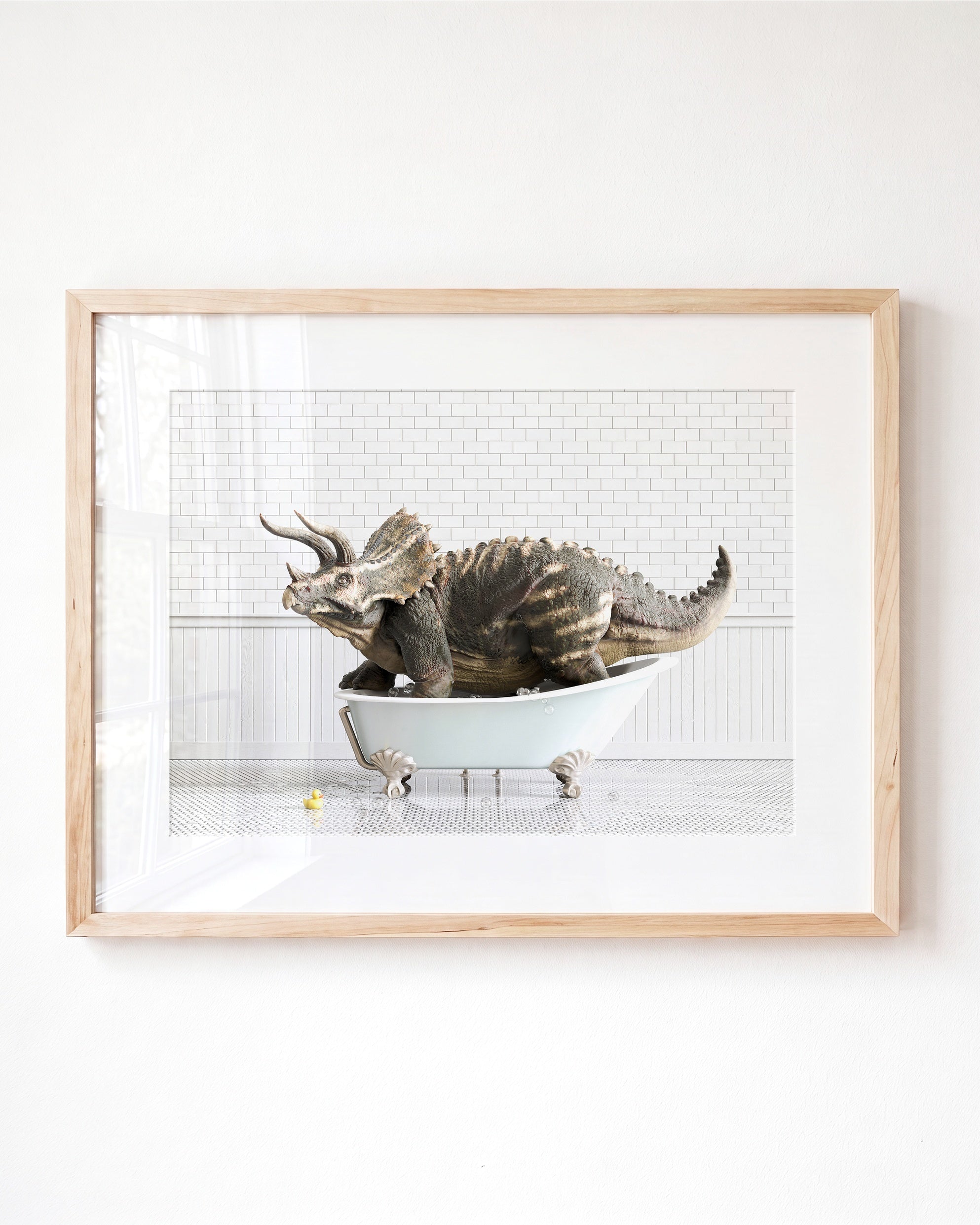 Animals in Bathtubs - Mix and Match Horizontal