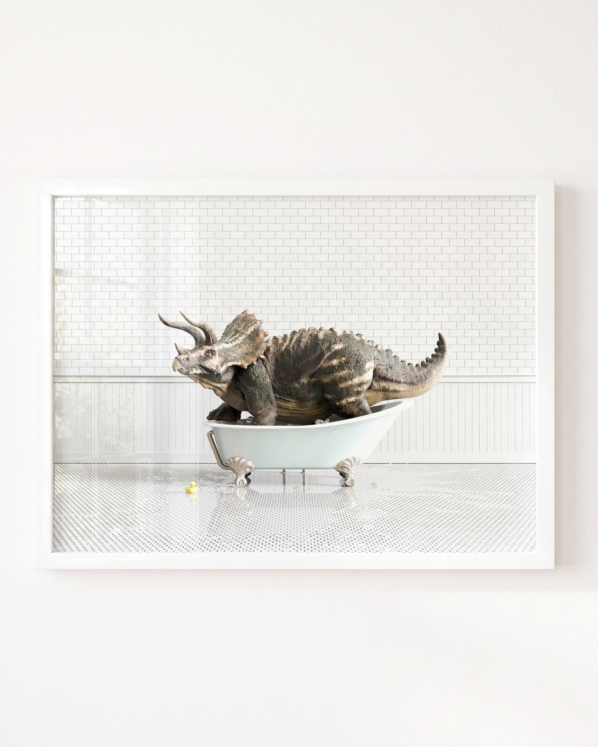 Animals in Bathtubs - Mix and Match Horizontal