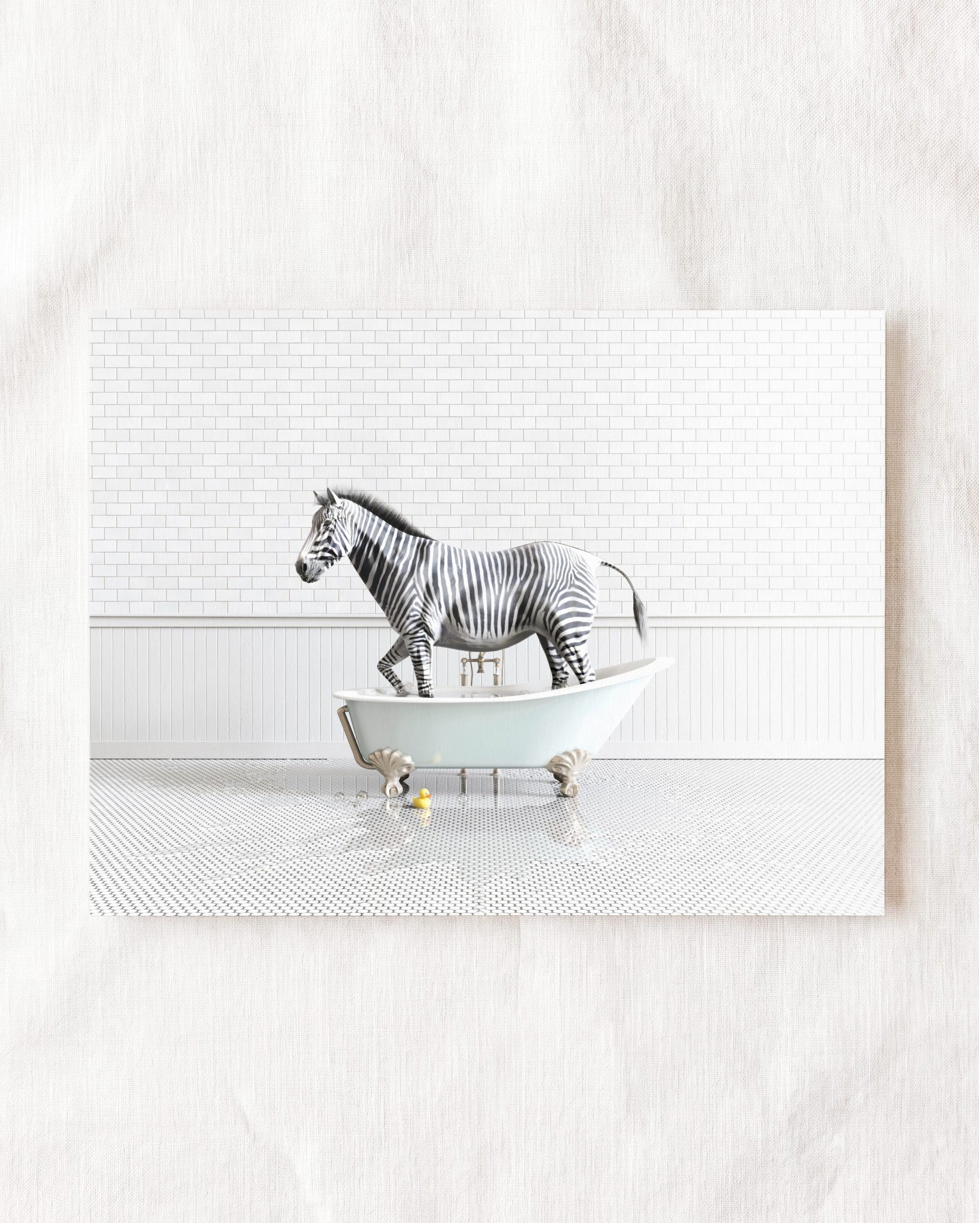 Animals in Bathtubs - Mix and Match Horizontal