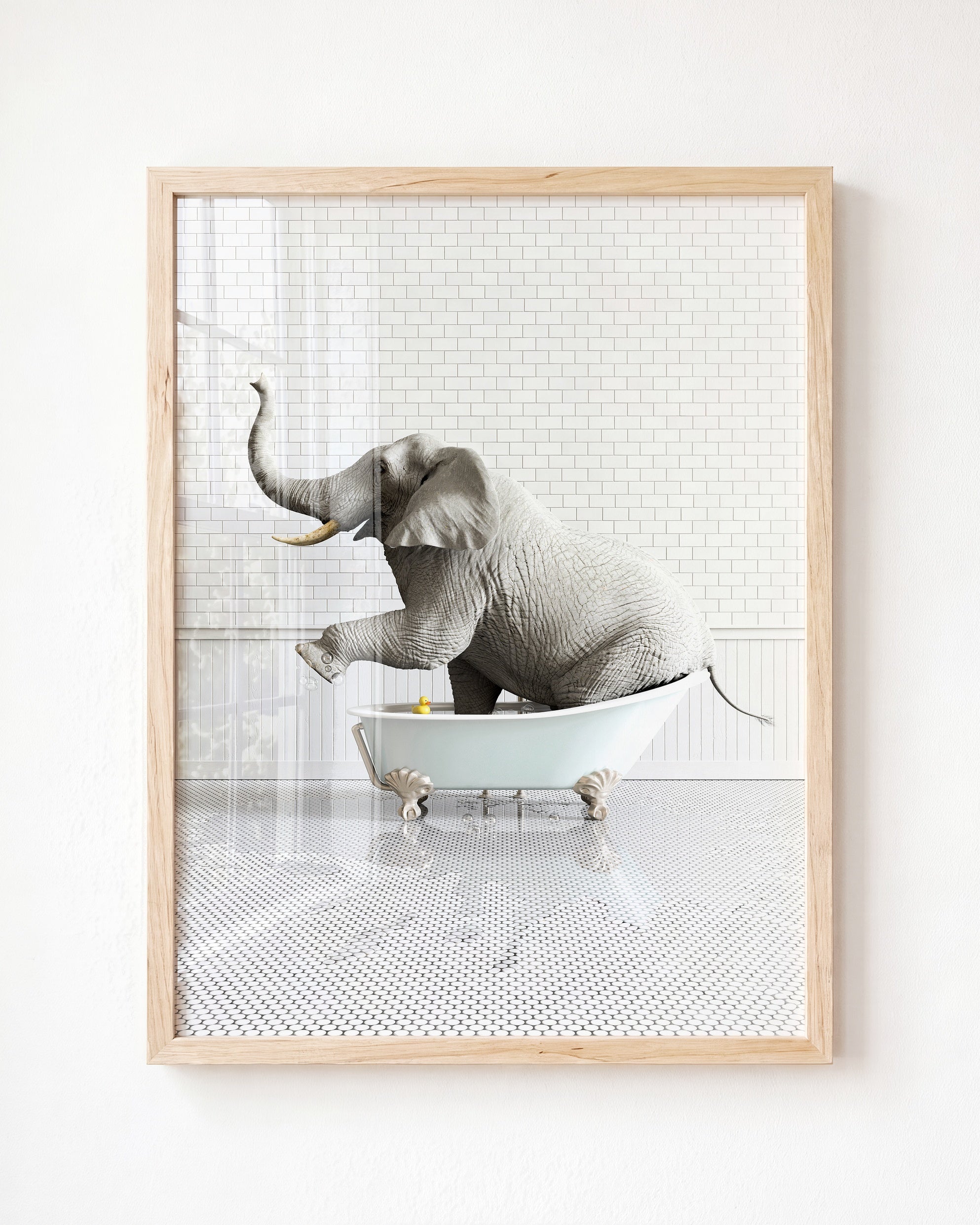 Animals in Bathtubs - Mix and Match Vertical