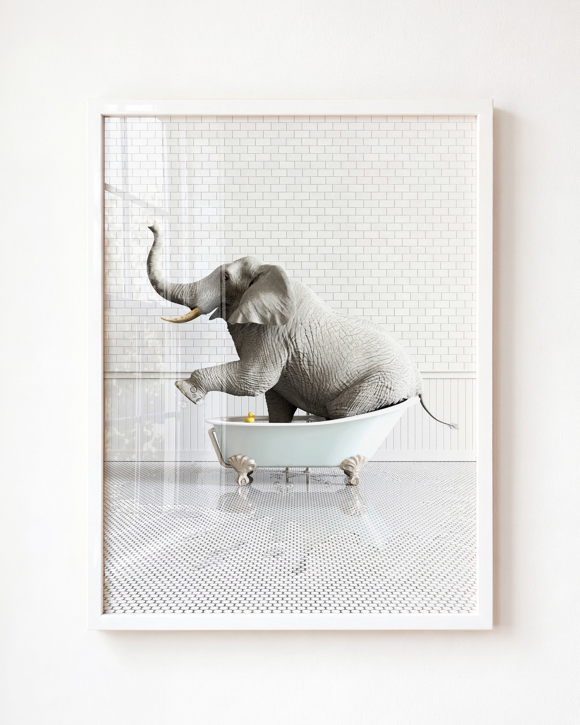 Animals in Bathtubs - Mix and Match Vertical
