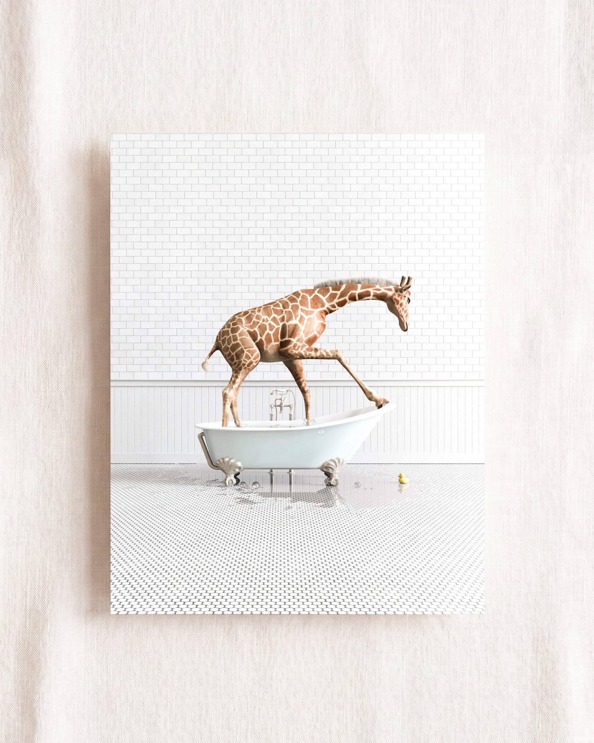 Animals in Bathtubs - Mix and Match Vertical
