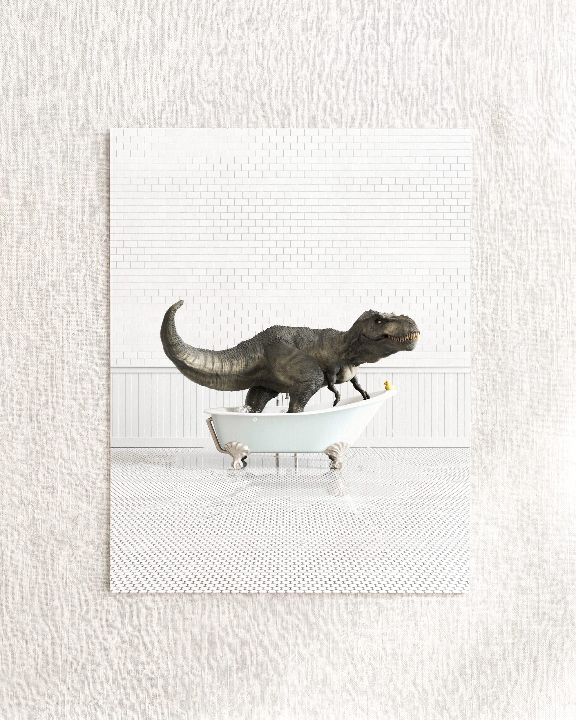 Animals in Bathtubs - Mix and Match Vertical
