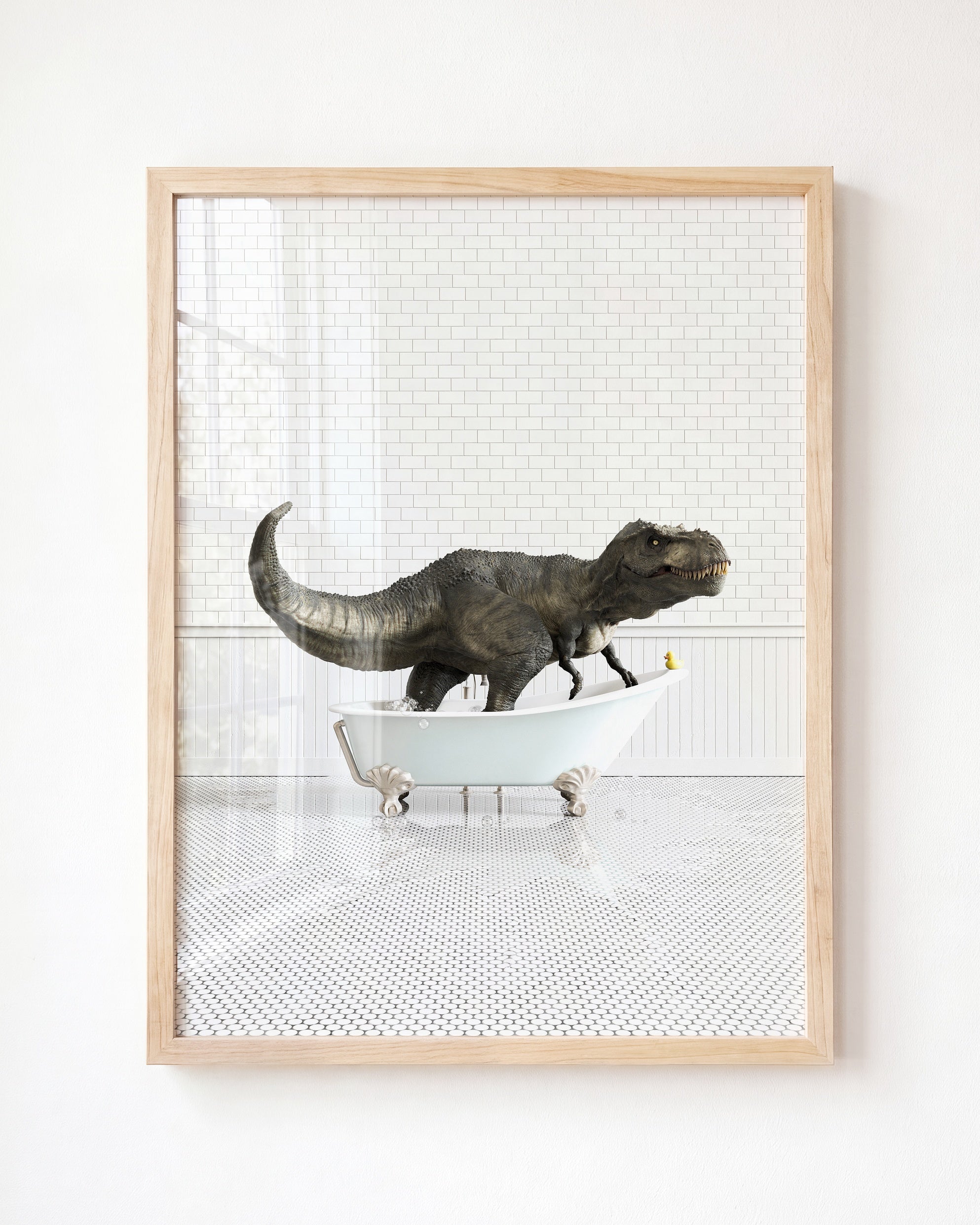 Animals in Bathtubs - Mix and Match Vertical