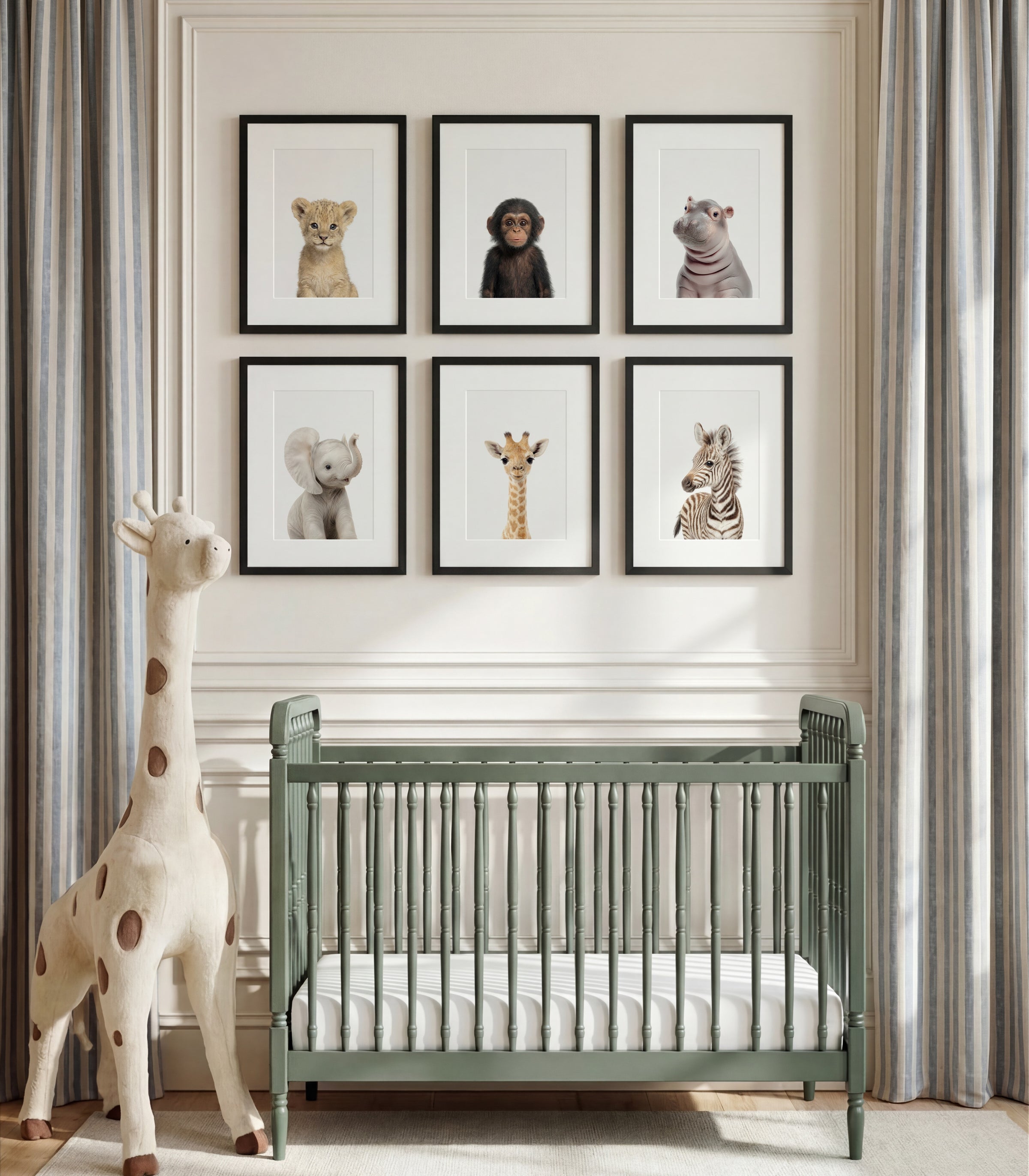 Baby Animal Art - Curated Sets of 6
