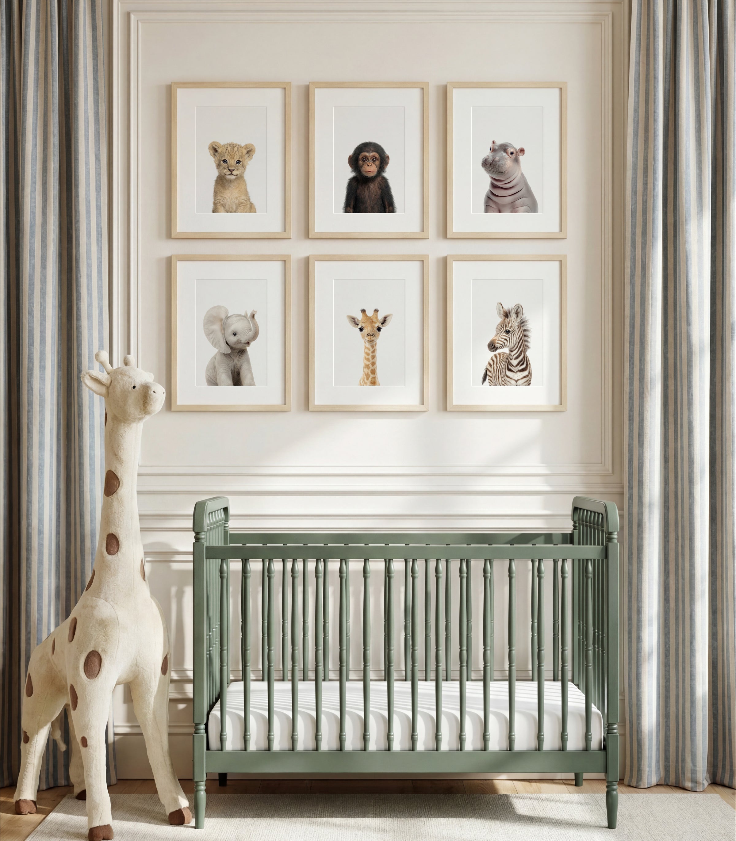 Baby Animal Art - Curated Sets of 6