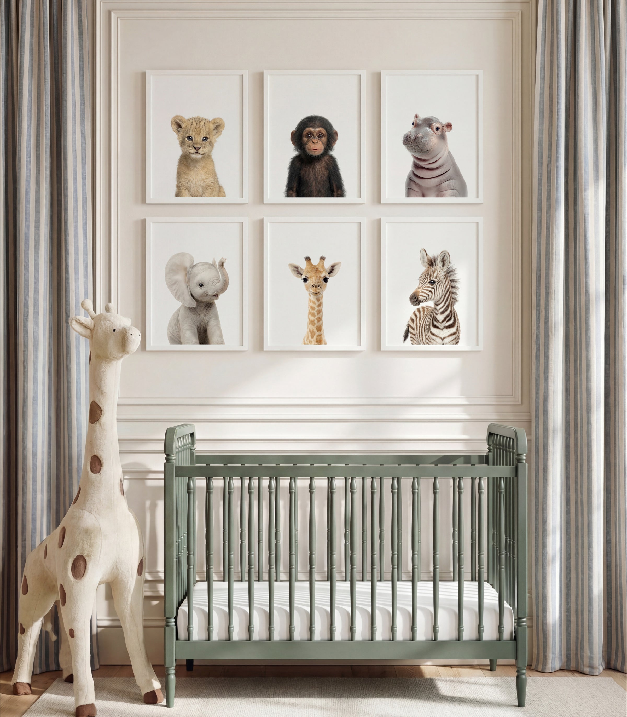 Baby Animal Art - Curated Sets of 6