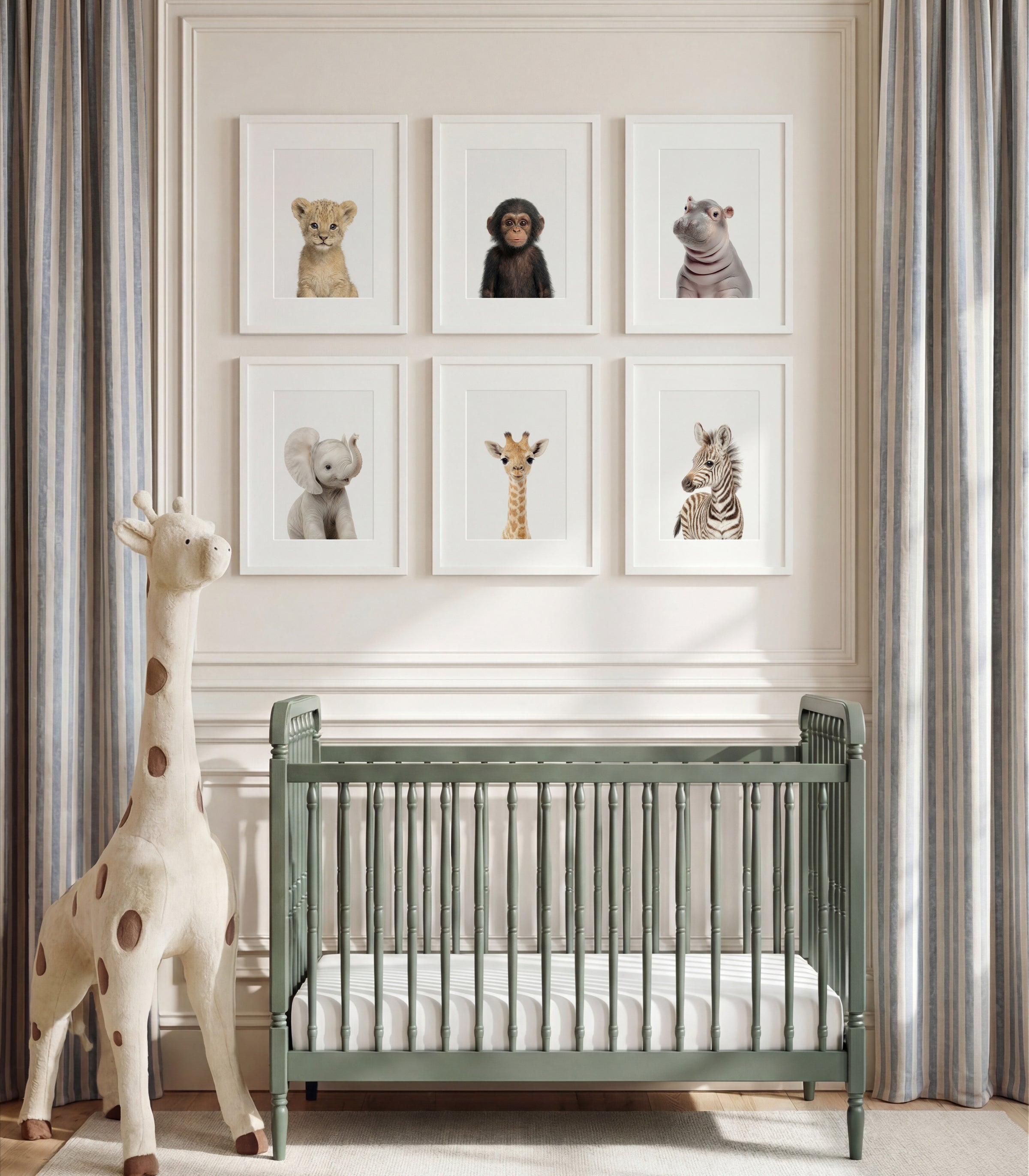 Baby Animal Art - Curated Sets of 6