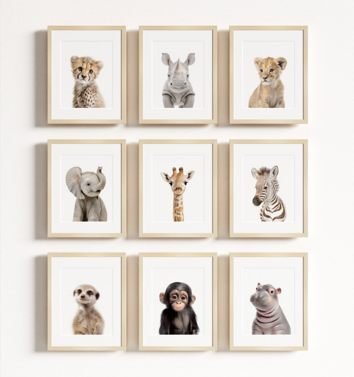 The Baby Animals 2026 Collection - Build Your Own Gallery Wall