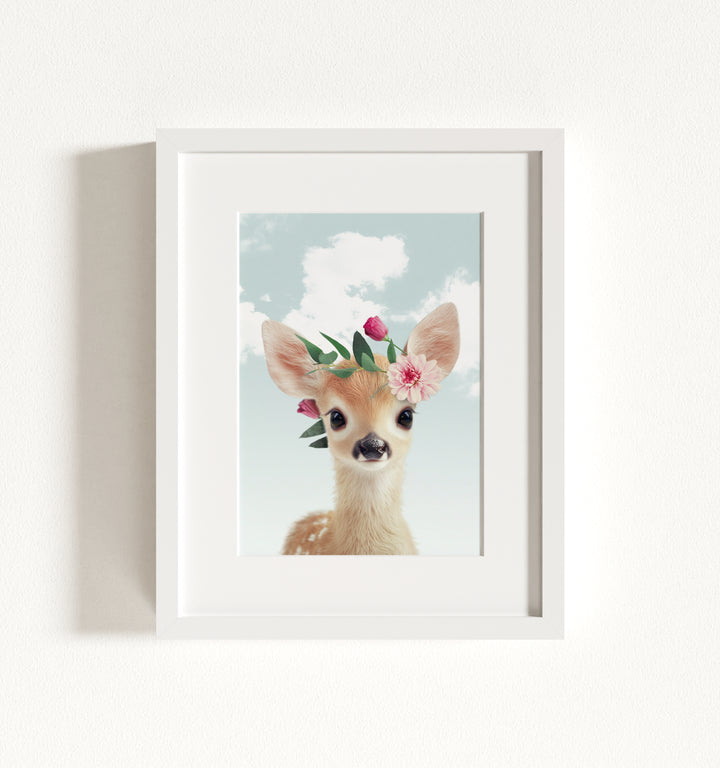 Baby Deer Framed Art