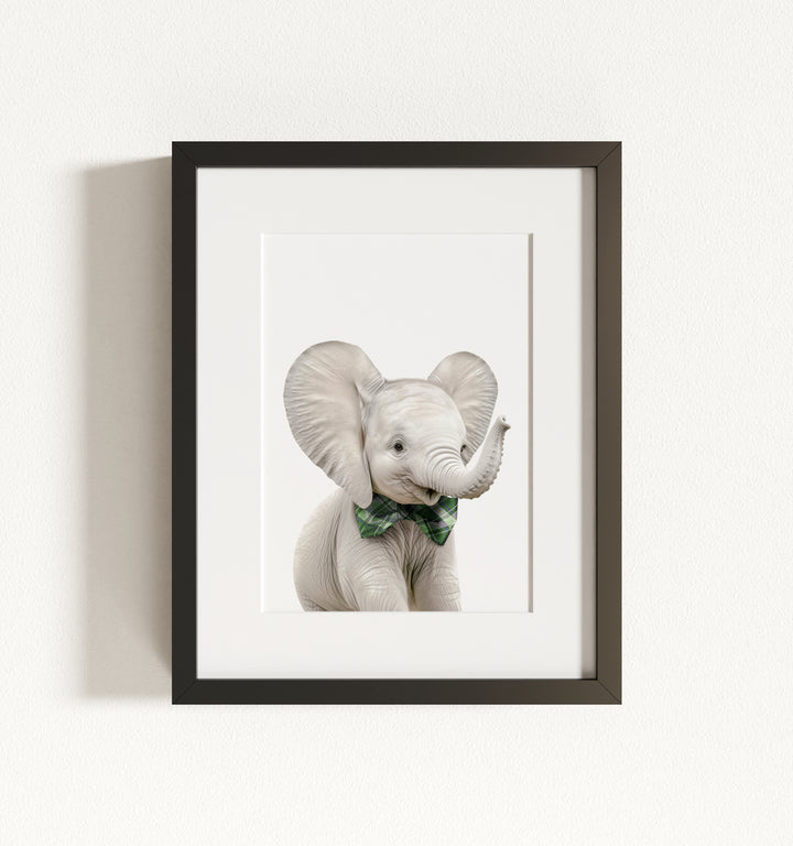 Baby Elephant Framed Art