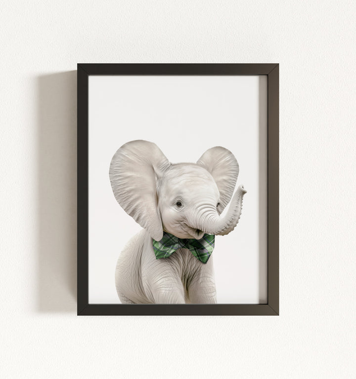 Baby Elephant Framed Art