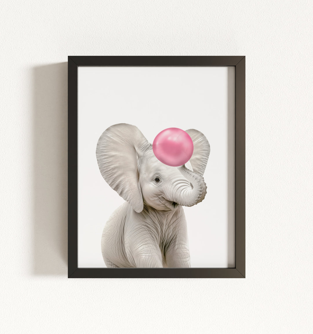 Baby Elephant Framed Art
