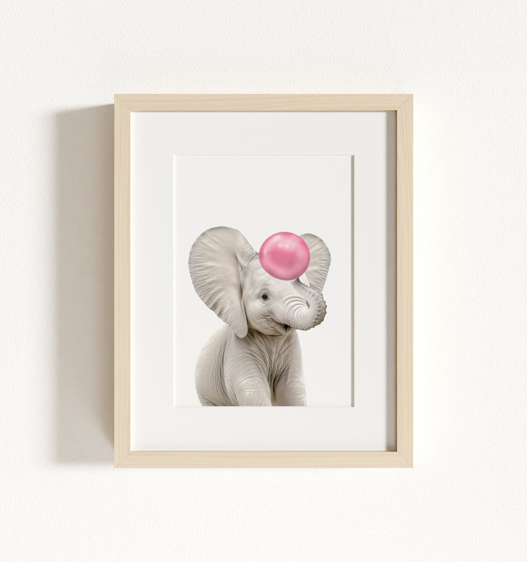 Baby Elephant Framed Art