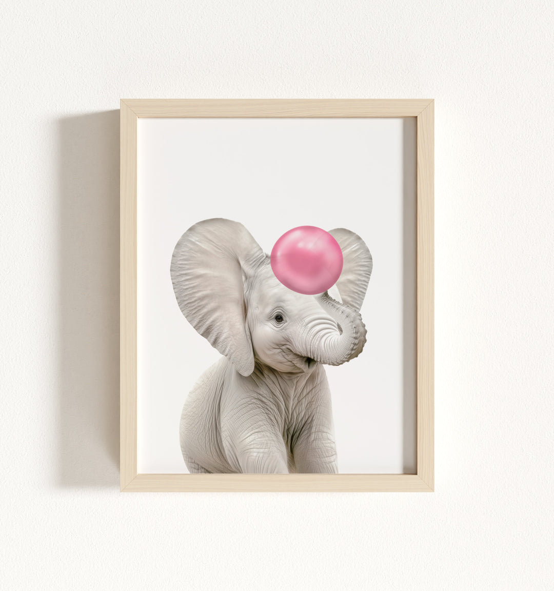 Baby Elephant Framed Art
