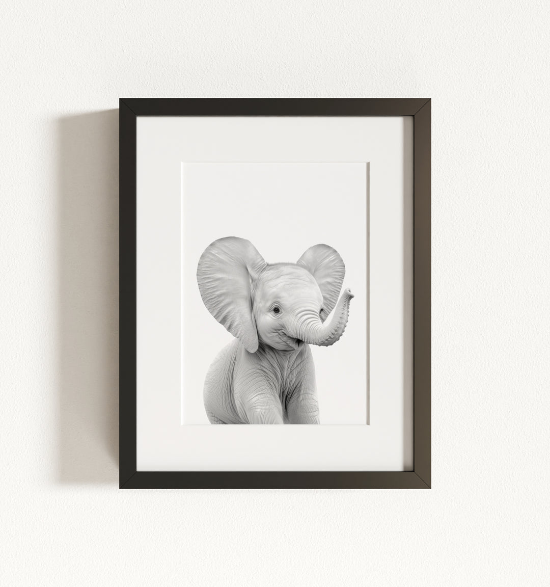 Baby Elephant Framed Art