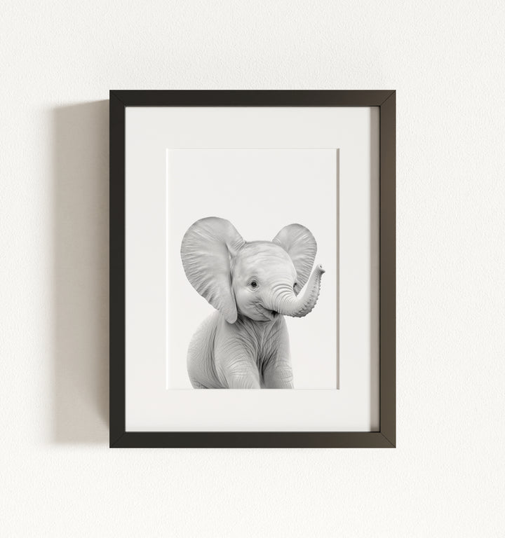 Baby Elephant Framed Art