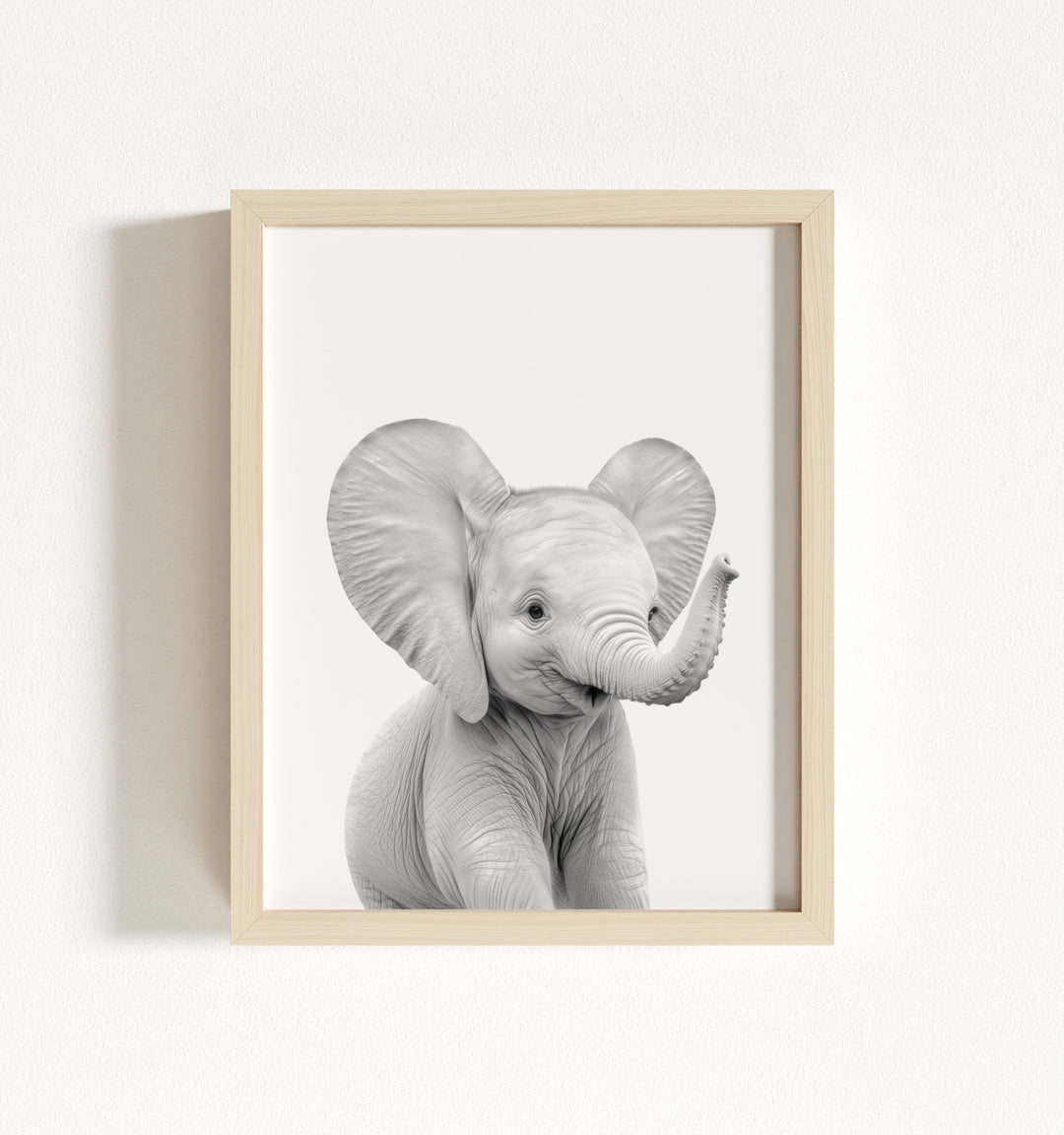 Baby Elephant Framed Art