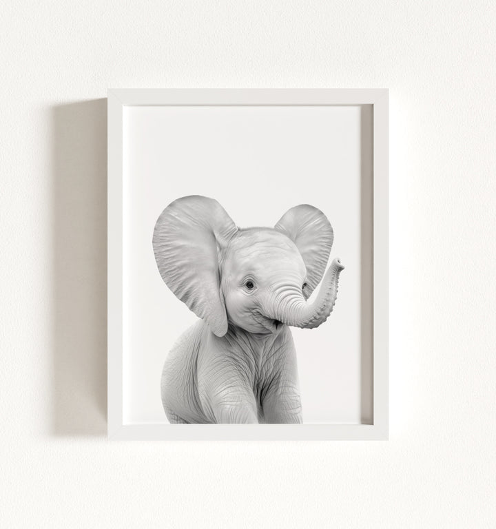 Baby Elephant Framed Art