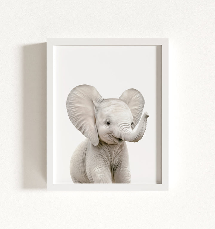 Baby Elephant Framed Art