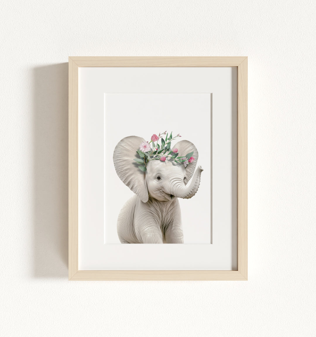 Baby Elephant Framed Art