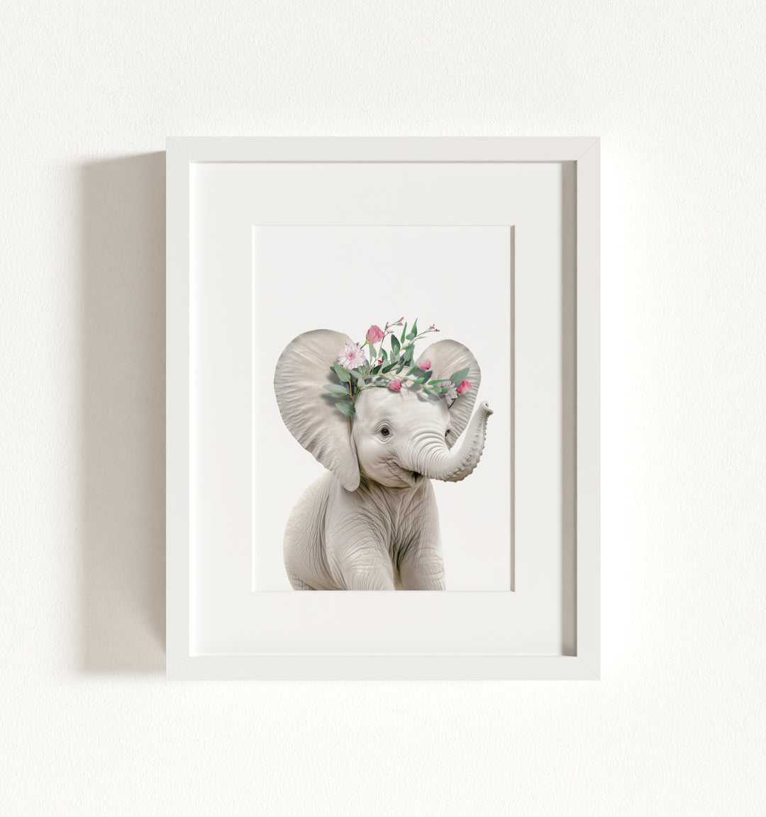 Baby Elephant Framed Art