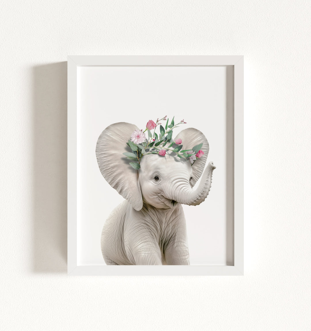 Baby Elephant Framed Art
