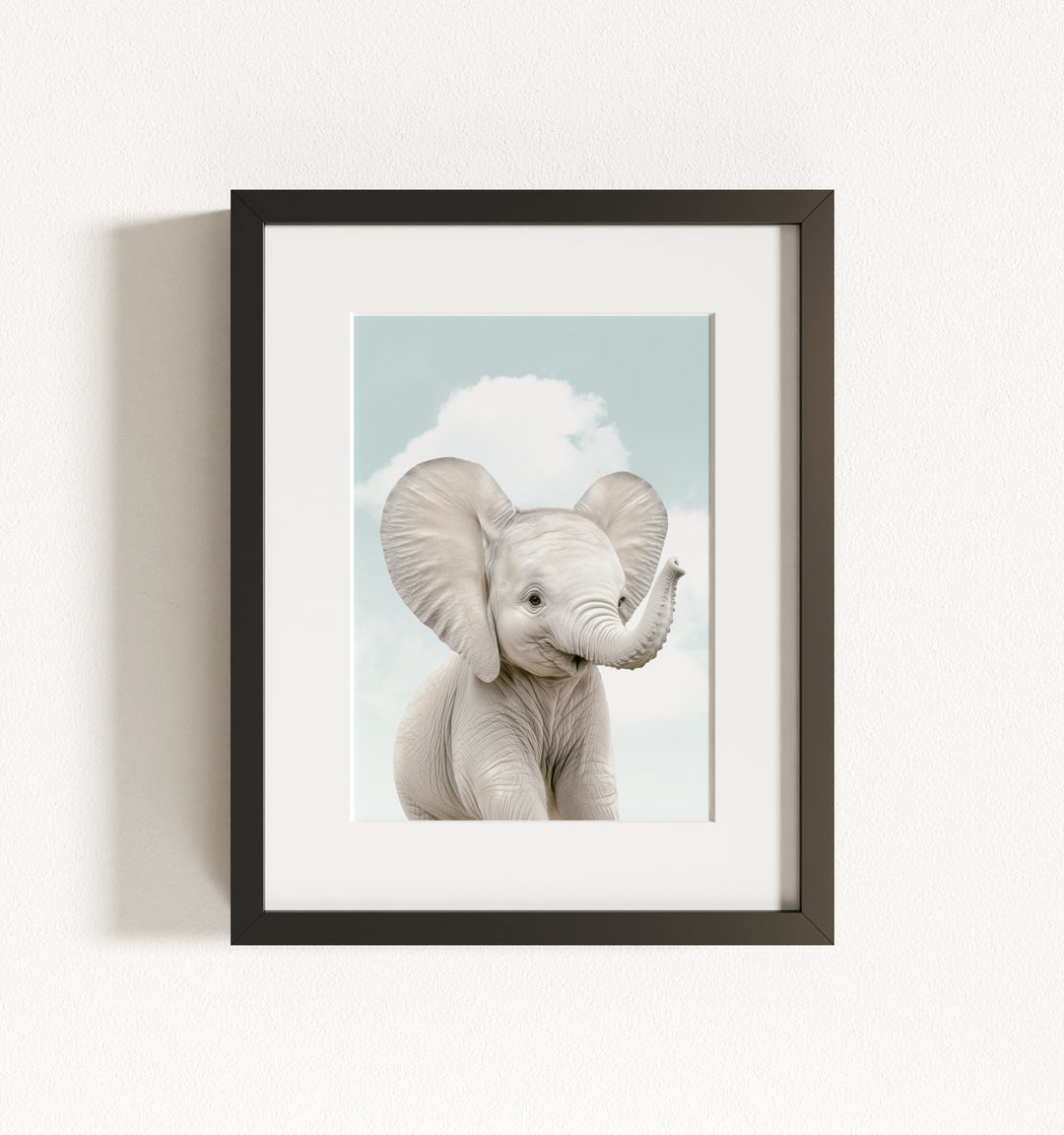 Baby Elephant Framed Art