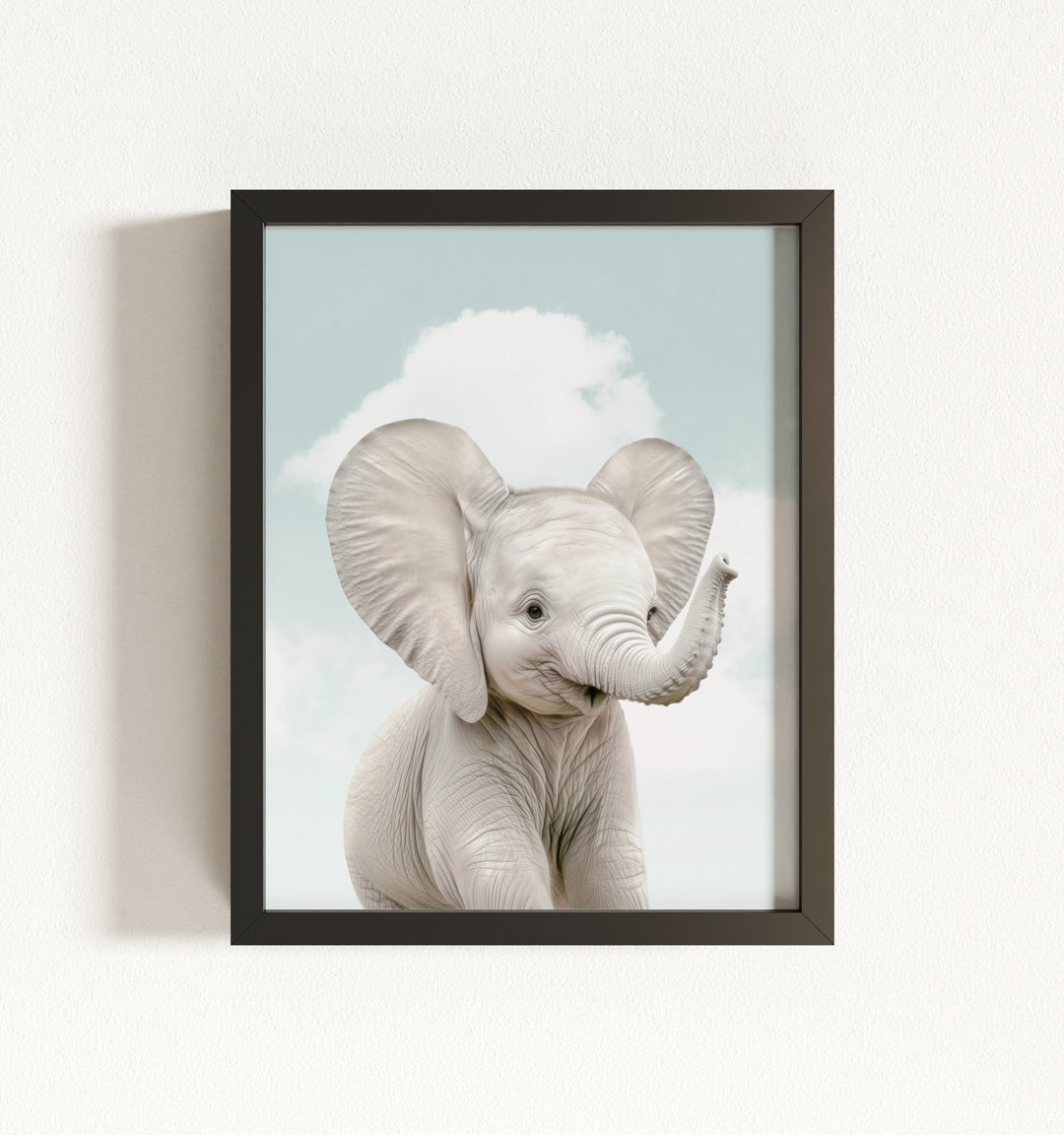 Baby Elephant Framed Art