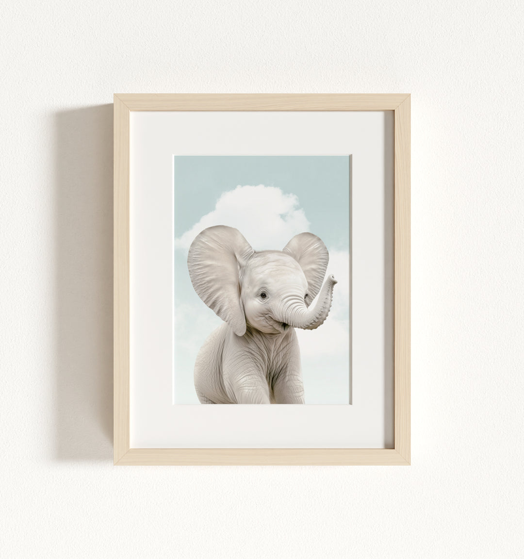 Baby Elephant Framed Art