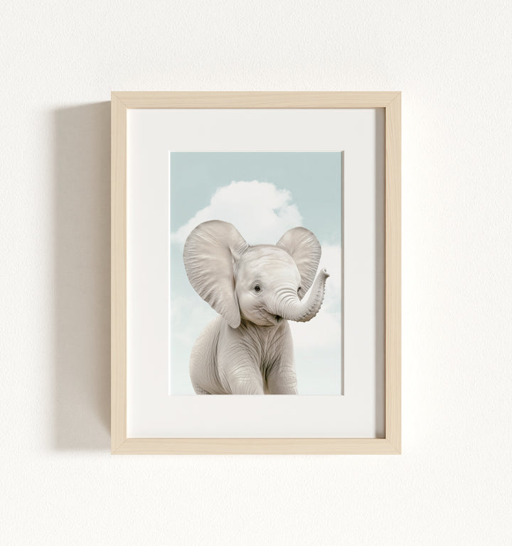Baby Elephant Framed Art