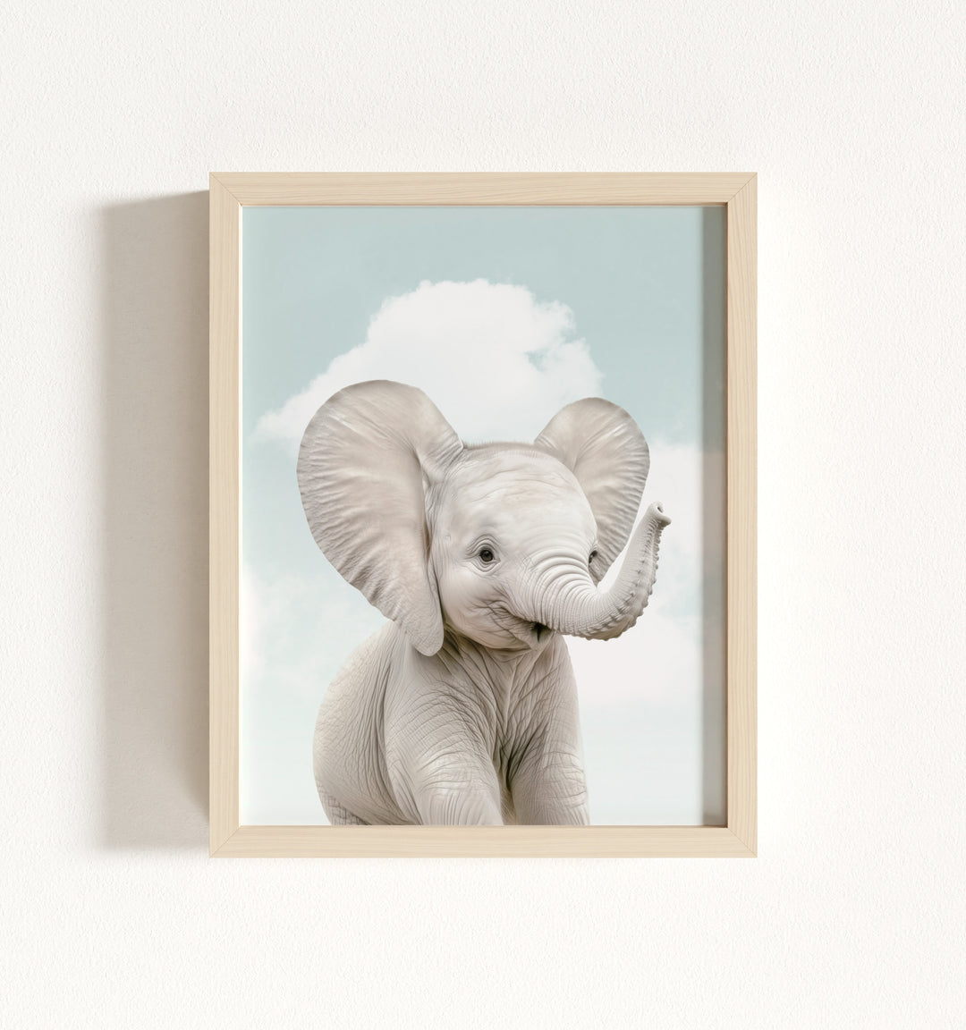 Baby Elephant Framed Art