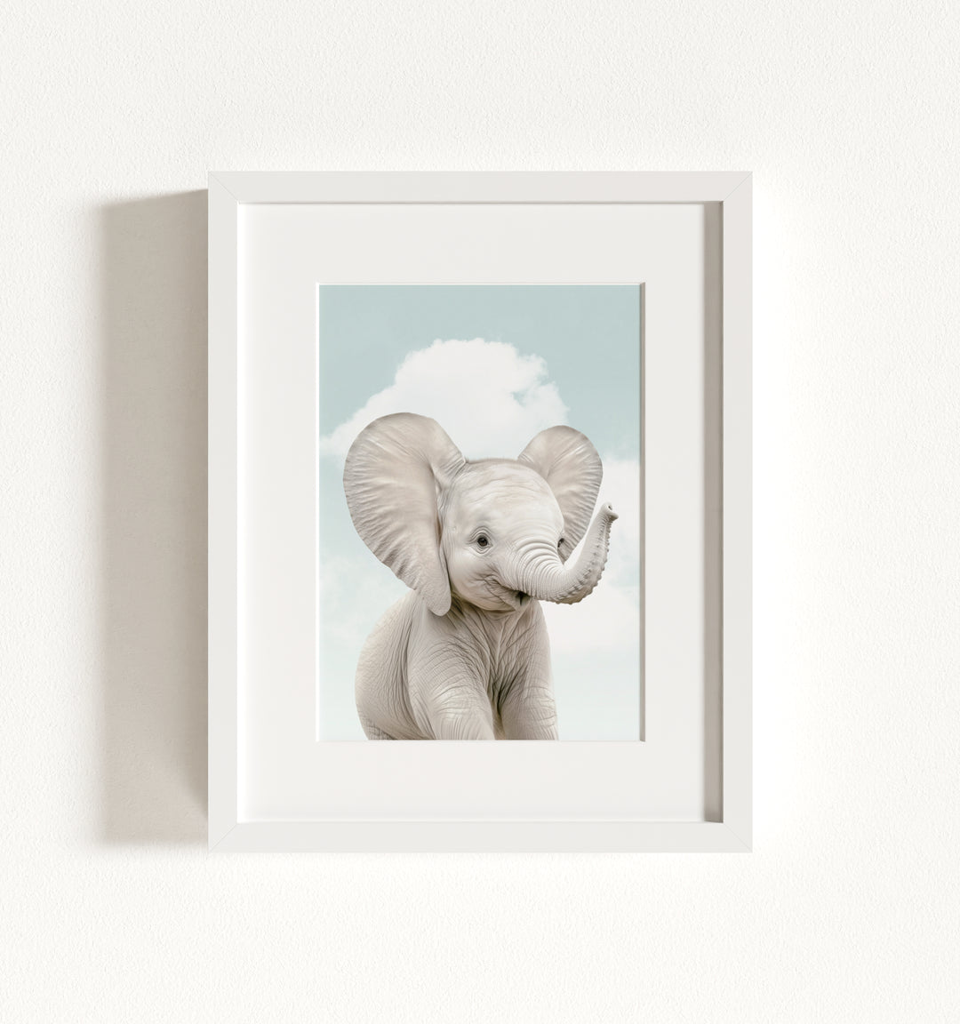 Baby Elephant Framed Art
