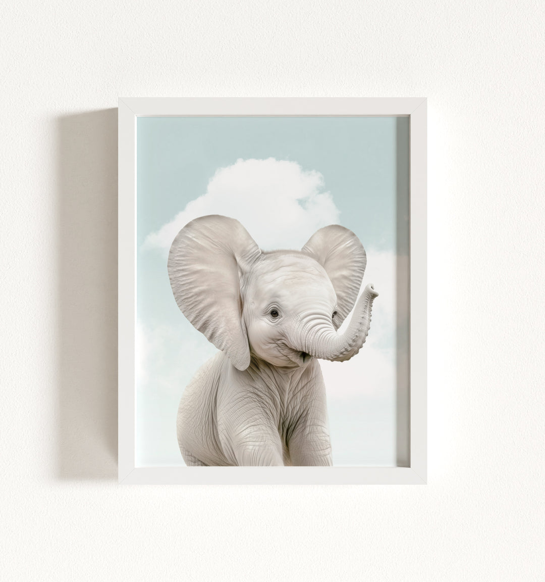 Baby Elephant Framed Art