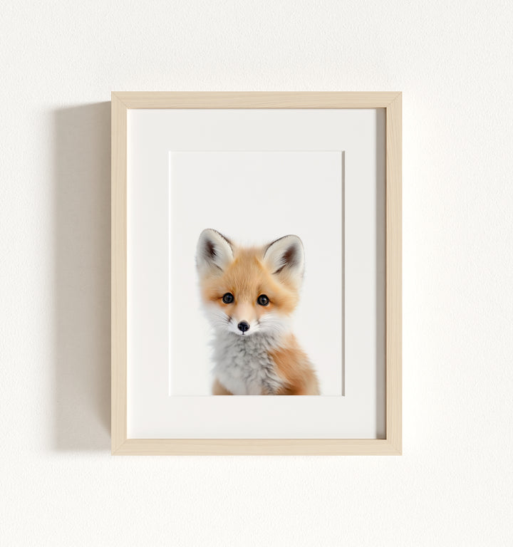 Baby Fox Framed Art