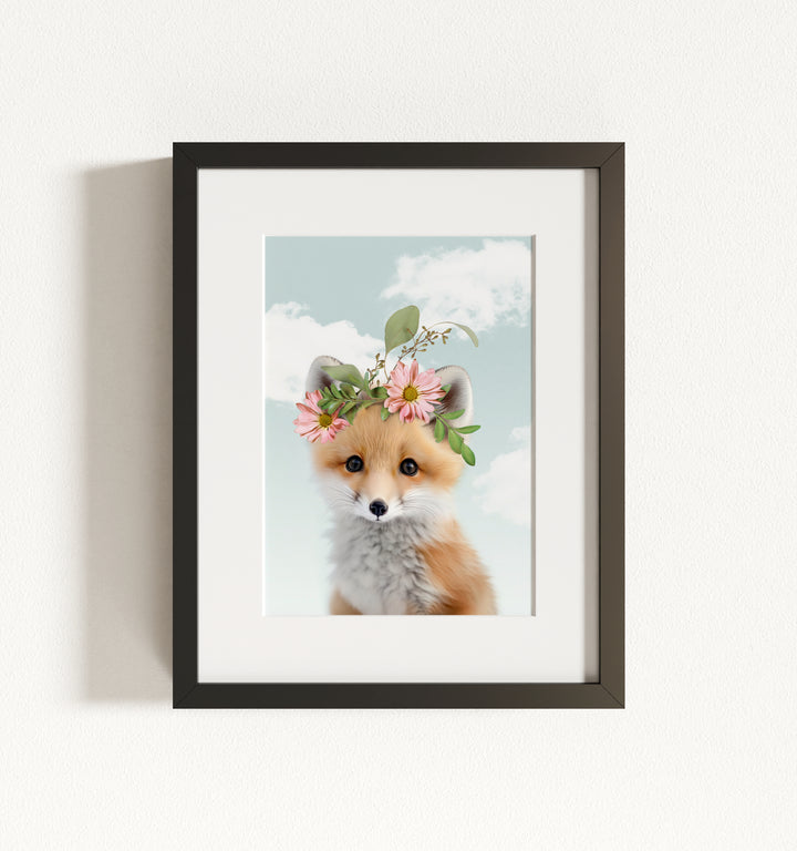 Baby Fox Framed Art