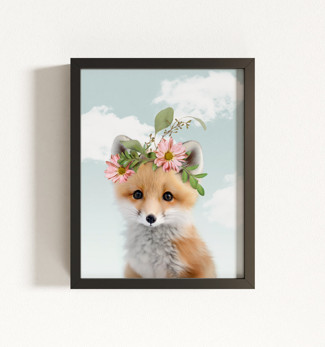 Baby Fox Framed Art