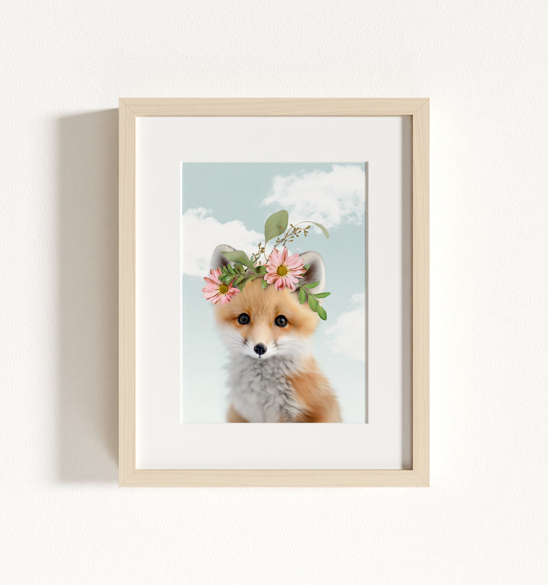 Baby Fox Framed Art