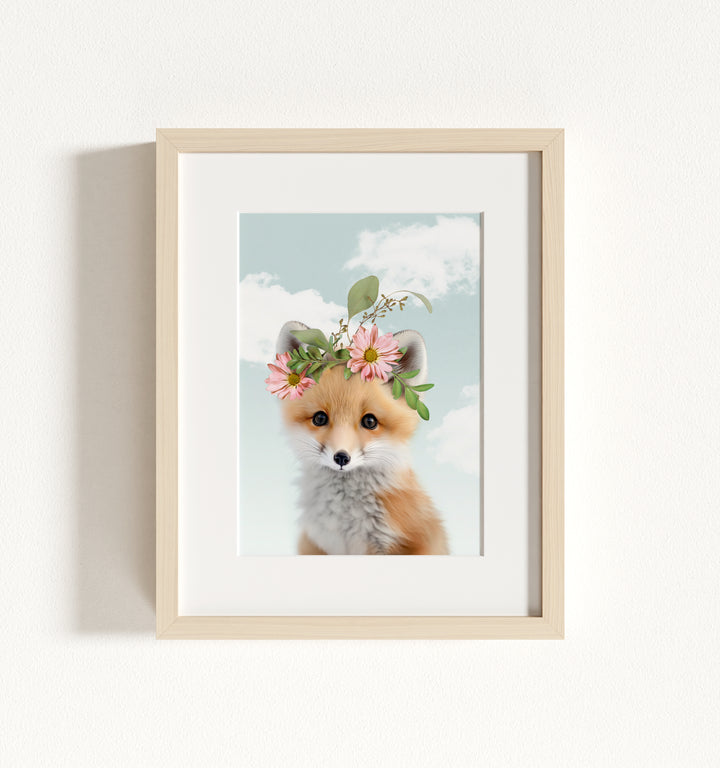 Baby Fox Framed Art