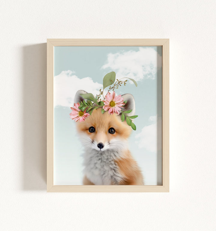 Baby Fox Framed Art