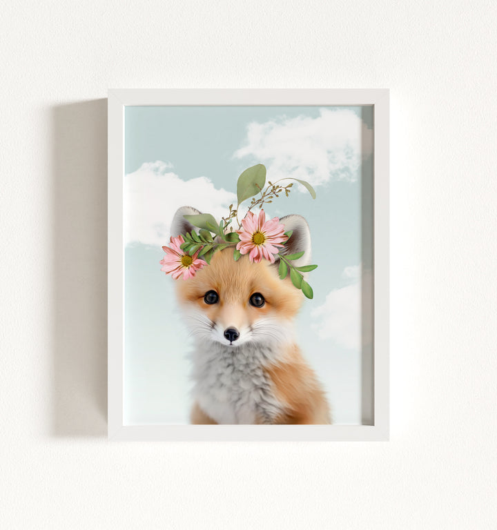 Baby Fox Framed Art