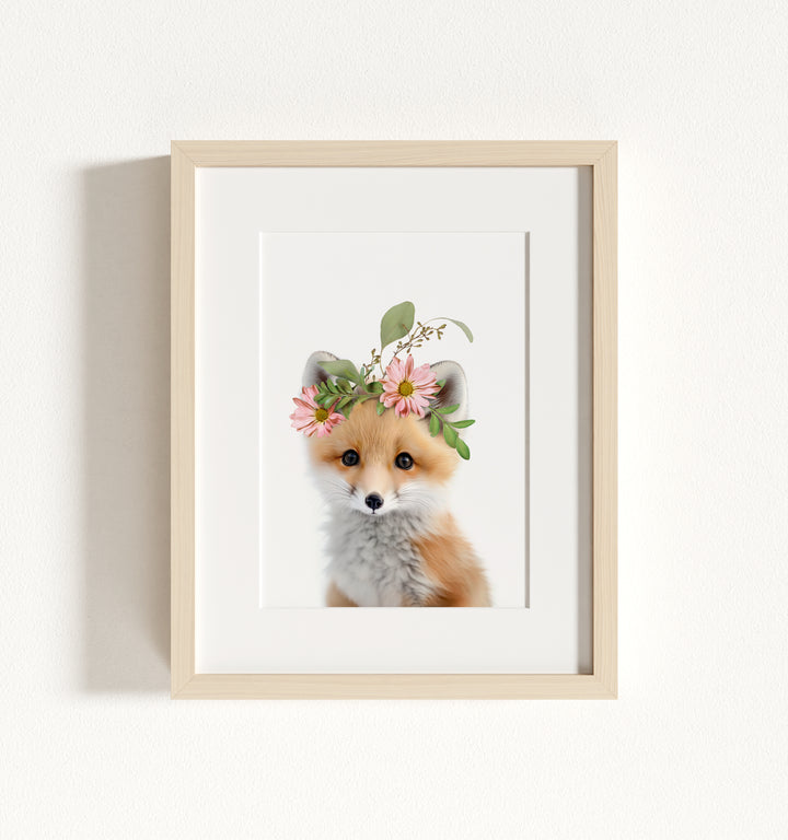 Baby Fox Framed Art